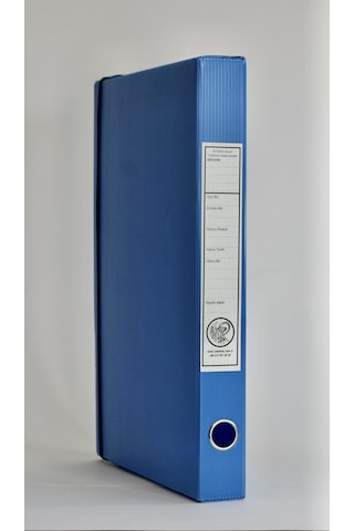 Eczane Sgk Reçete Kutusu Standart Boy Mavi 29x4,5x40 Cm 1 Adet