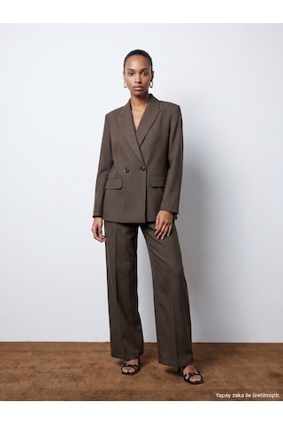 Dilvin 60820 Blazer Ceket-kahve