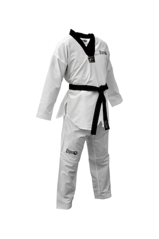 Dragondo 13120 Fighter Siyah Yaka Taekwondo Elbisesi Siyah