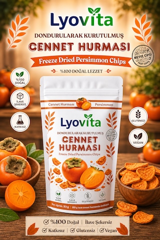 Cennet Hurması Dondurularak Kurutulmuş Freeze Dried 20 G