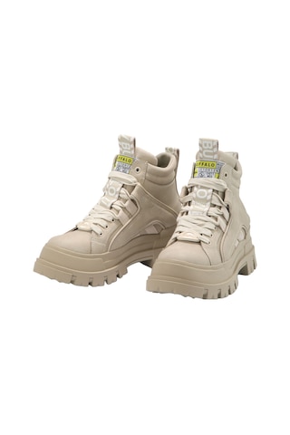 Oxford Klasik Kadın 1622064 Buffalo Aspha Nc Mıd - Vegan Nubuck - Beige Bej