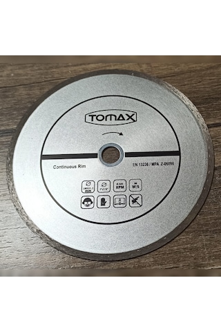 Tomax Sürekli Elmas Fayans Kesici Daire  Testere 180 X 2.2 X 22 Mm