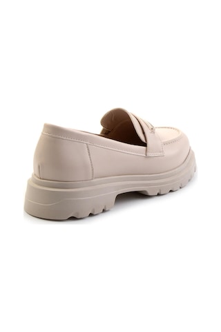 Bambi Bej Kadın Loafer Ayakkabı K01997010709 Bej
