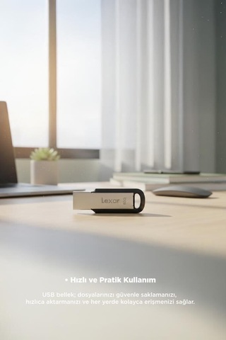 Delux Serisi Öğrenci Taşınabilir Çalışma Lexar Metal Usb 3.2 Gen1 Flash Bellek 150 Mb/s 64 Gb M400