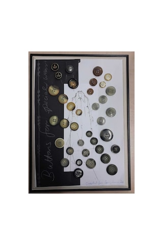 Polyester Düğme 25 Mm 7 Adet