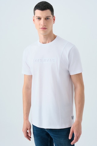 Loft Erkek Tişört Lf2038587 Beyaz