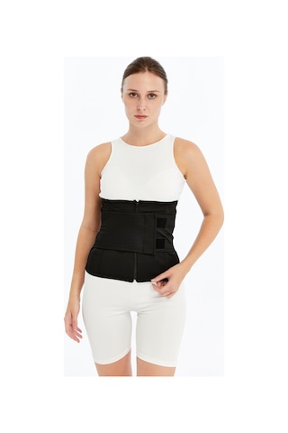 Miresa Sauna Ve Terleme Etkili Unisex Sauna Termal Bel Kemer Korse Siyah