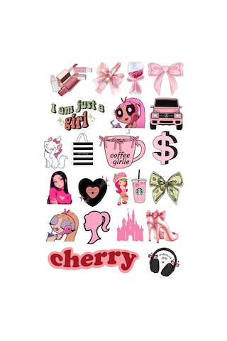 Sticker Seti 22 Adet Sticker Apple Uyumlu Macbook Notebook Tablet Telefon Ajanda Laptop Defter Sticker Seti