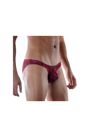 Terry Pau Don Moris Desenli Erkek Slip (Dm021806) Kırmızı - Siyah