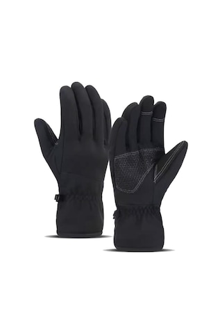 Single Sword Softshell Soğuk, Rüzgar Ve Su Geçirmez Touch Uyumlu , Motorcu Ve Koruyucu Eldiven