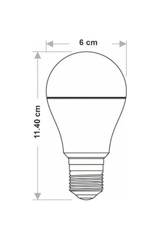 Ack E-27 9w Led Ampul 4000k Günışığı