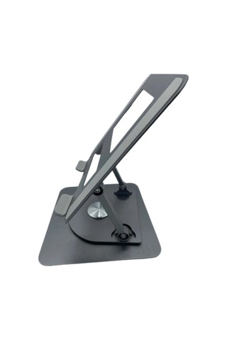 Notebook Macbook Uyumlu Standı 360 Derece Metal Çok Fonsiyonlu - Füme Senalstore