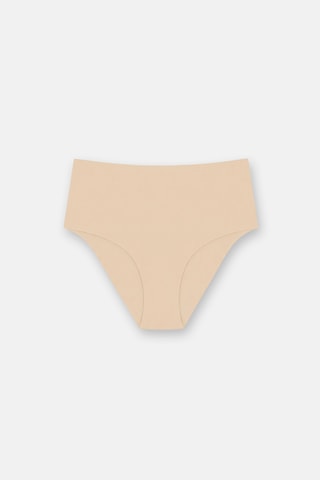 Suwen 3lü Invisible Lazer Kesim Yüksek Bel Slip Külot St0054601a1445 Siyah / Vizon / Ten