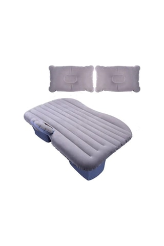 Araç İçi Şişme Yatak Araba Arka Koltuk Yatağı +  Şişirme Pompası