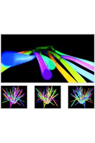 Glow  Stick 20Cm Fosforlu Kırılan Çubuk  (100 Adet)