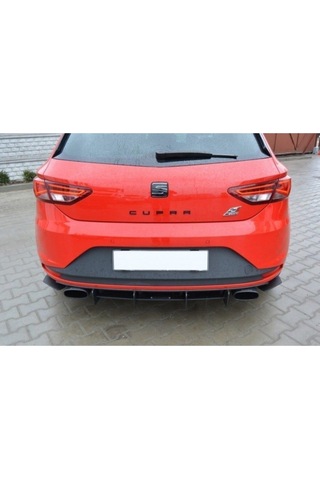 Seat Leon Iıı Cupra 2012-2016 Uyumlu Cnc Difüzör