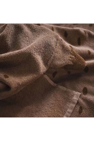 Çocuk Banyo Havlusu Kahverengi 70 x 140 CM Başlıklı 0 - 5 Yaş