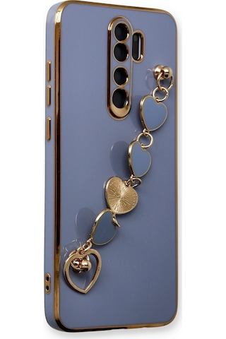 Gld-spt- Newface Xiaomi Redmi Note 8 Pro Kılıf Esila Silikon - Gri