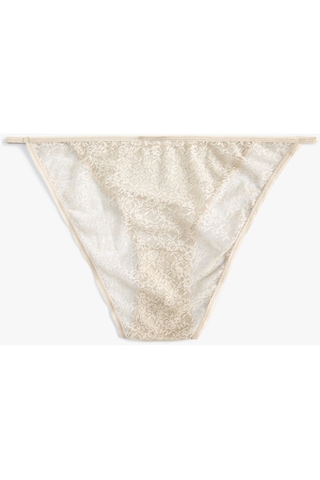 Koton Brief Dantelli Külot Normal Bel Gri 4slk30161mk 4SLK30161MK028 Gri