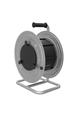 Metal Gri Kablo Makarası (kulaklı Kapaklı)
