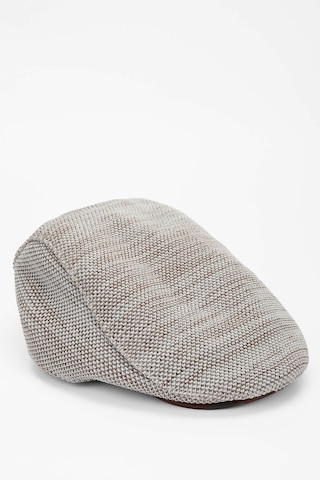 Tamer Tanca Erkek Deri & Tekstil Kahverengi Şapka 524 1080 London Spk Sk23/24 Kahve Kahverengi