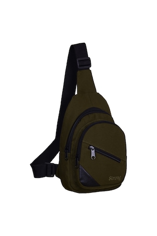 Strong Kanvas Çapraz Askılı Göğüs Ve Sırt Çantası, Body Bag Çanta (413681557)