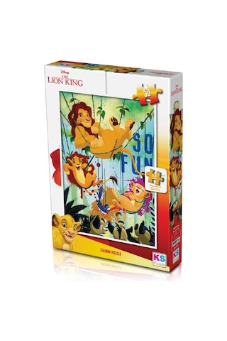 Ks Games Aslan Kral (Lıon Kıng) 50 Parça Puzzle