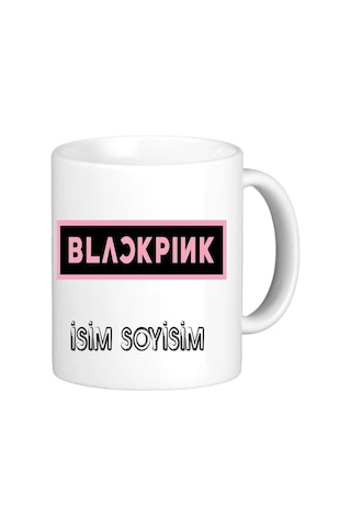 Blackpink Baskılı Kişiye Özel Kupa Bardak Beyaz