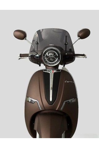 ABV Arora Cappucino Füme Ön Cam 33.5 x 45 CM + Bağlantı Ekipmanı