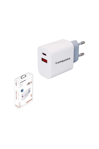 Sprange Pt-x45 45w Usb-a / Usb-c Pd Quick 3.0 Hızlı Şarj Başlık