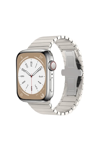 Gld-spt- Newface Apple Uyumlu Watch 41mm Kr413 Fine Steel Kordon - Yıldız Işığı