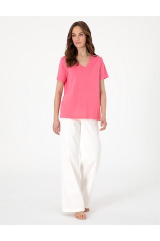 Pierre Cardin Kadın Pembe Tişört 50301461-vr041 Pembe