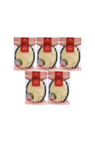 Derma Naturel Örme Banyo Yüz Lifi 15 24cm Ms-02 5 Li Set
