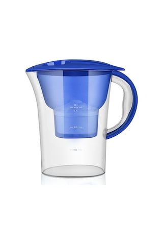 Sones 1.3l Taşınabilir Ev Mutfak Aktif Karbon Filtre Soğuk Su Şişesi Mavi