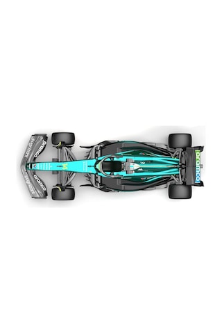 1:43 Aston Martin Aramco F1 Çek Bırak Metal Araba - Diecast Formula 1 Yarış Aracı