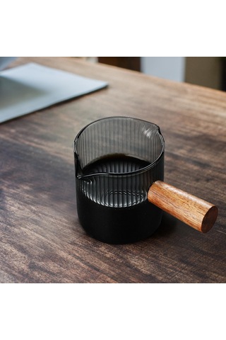 Homyl Çayevi Cafe Için Cam Ölçüm Kabı Isıya Dayanıklı Stil F 100ml