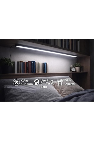 Dokunmatik 120cm Dim Edilebilir Tak Çalıştır Led Işık Mutfak, Dolap, Tezgah Altı, Duvar Dekoratif Gecelamba Beya Diğer