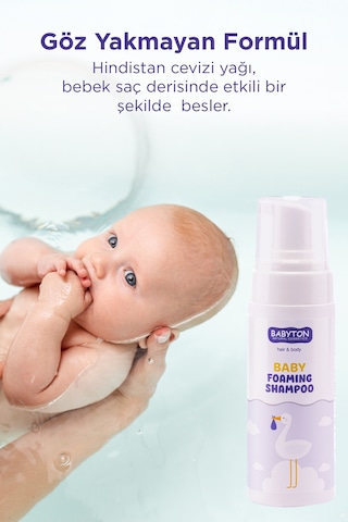 Babyton Yenidoğan Konak Önleyici Doğal Şampuan 150 ML