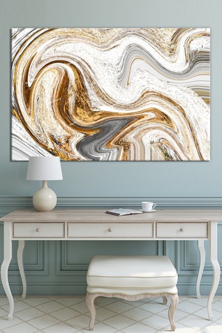 Renklerin Dansı Soyut Sanatsal Kanvas Tablo (8 Farklı Ölçü) 120 x 80t
