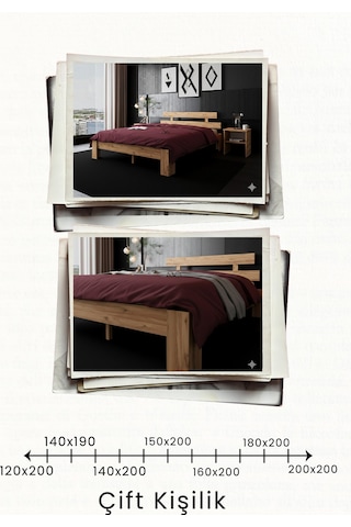 Lotus Çift Kişilik Mdf Karyola