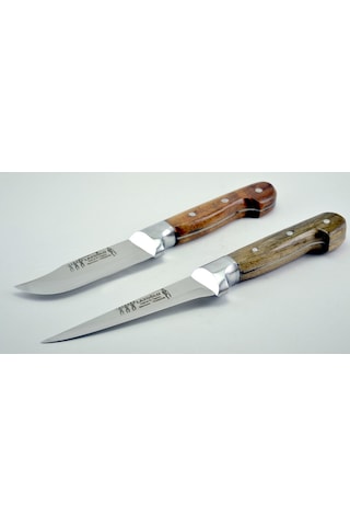 Lazoğlu Sürmene 2'li Bıçak Seti Yüzme Sıyırma Lazoğlu