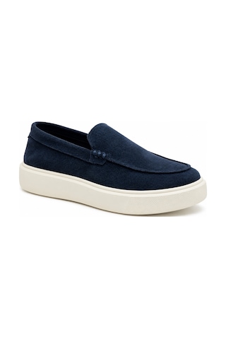 Lufian 111230309 Zayn Sneaker Erkek Deri Ayakkabı Lacivert