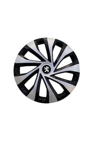 Kırılmaz Peugeot 301 15'' inç Uyumlu Jant Kapağı 4 Adet 1 Takım Çelik Görünümlü