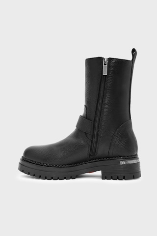 Harley Davidson Uptown Hakiki Deri Bot Kadın Bot 026z100022 Ctn Black Baskılı Deri Siyah