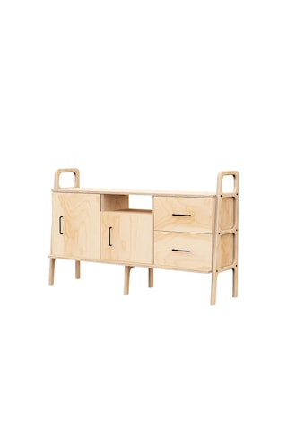 Woodesk Vetta, Ahşap, Dolap Ve Konsol, 140x90, Natural Renk