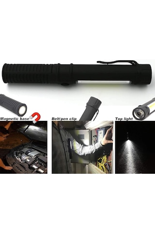 Mıknatıslı Çalışma Feneri Oto Kaporta Motor Tamirci Feneri Çok Renkli