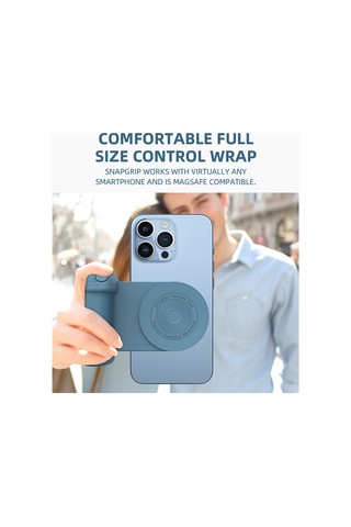 Maiyame Mavi Bluetooth Telefon Tutucu, 10w Kablosuz Şarj, Dikişli Tutuş, Dahili 200mah Pil, Yükseltilmiş Versiyon Mavi