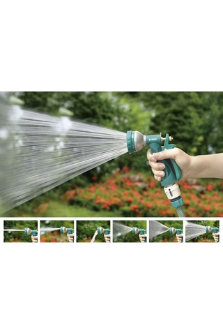 Raco 55354 Yuvarlak Başlıklı 6 Ayarlı Metal Hortum Tabancası