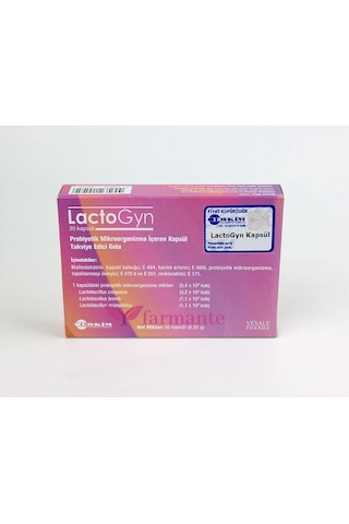 Lactogyn Probiyotik 30 Kapsül