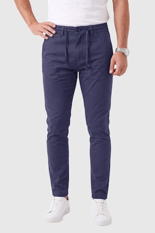 Deepsea Erkek Slim Fit Likralı Lacivert Jogger Pantolon Beli Lastikli İpli Esnek Spor Pantolon 2700523